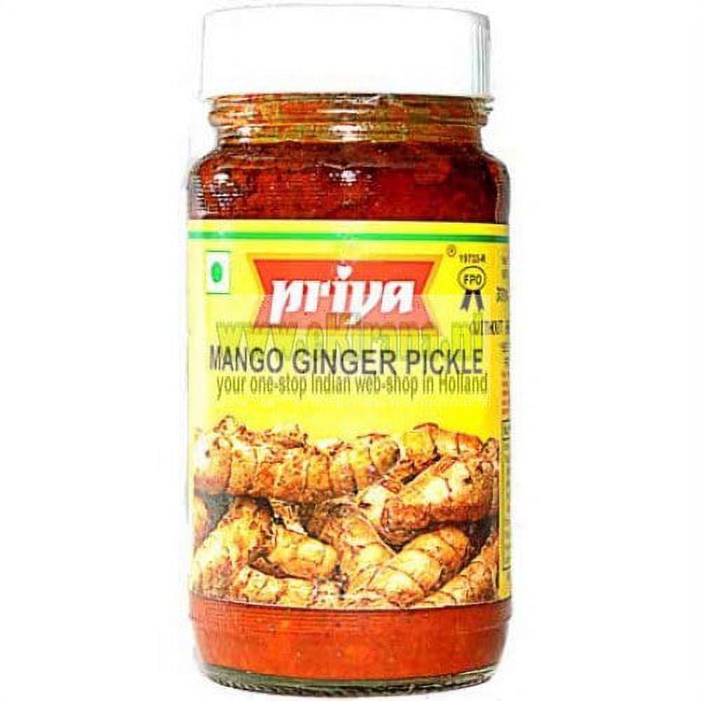[PICK-1046] Priya Mango Ginger Pickle Without Garlic 300g