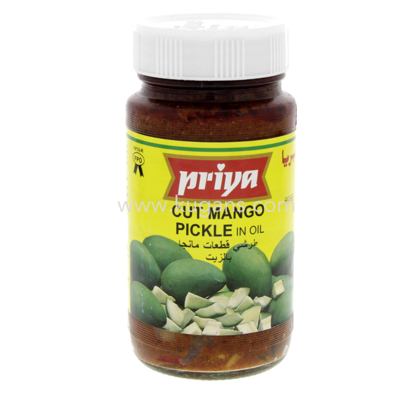 [PICK-1052] Priya Cut Mango Pickle Without Garlic 300g