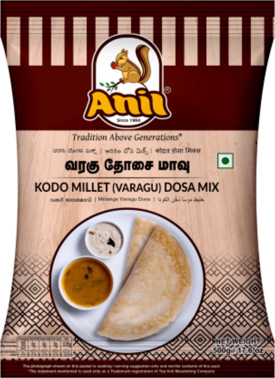 [RDYM-1004] Anil Kodo Gierst - Varagu Dosa Mix 3x500g