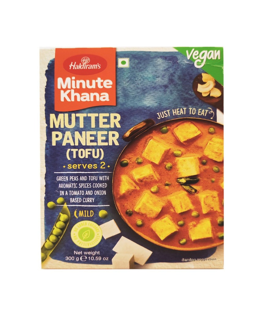 [RDYM-4019] Haldiram's Minute Khana Mutter Paneer 300g