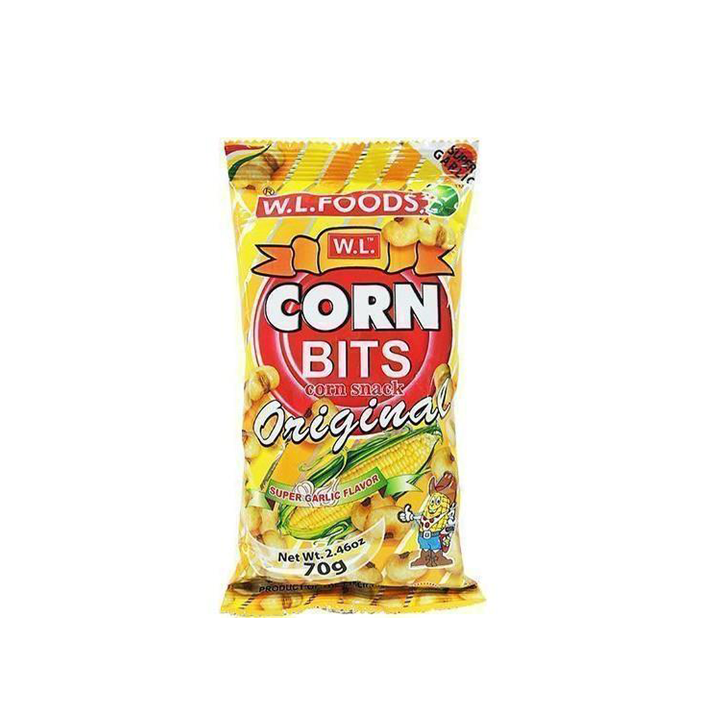 Wl Foods Corn Bits Original Super Garlic 70g