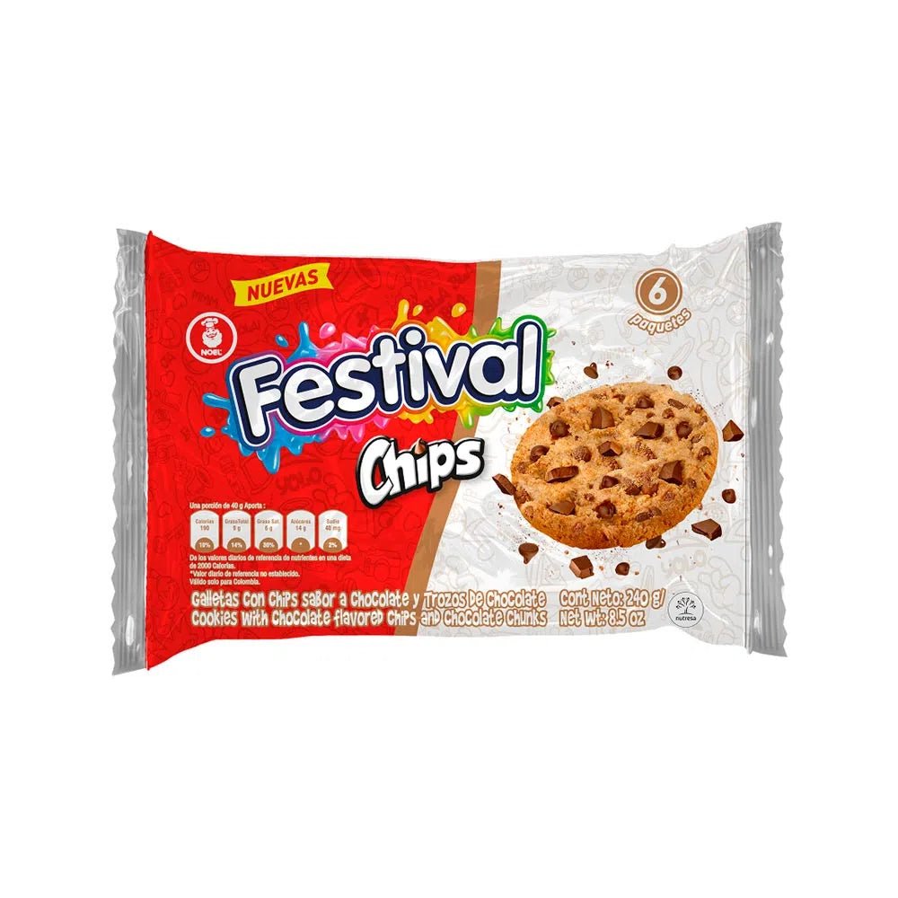 Festival Galletas Chips 240g