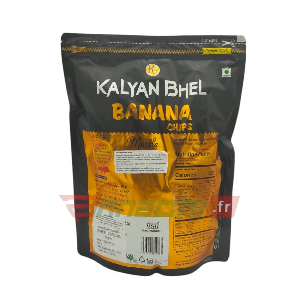Kalyan Banana Chips Black Pepper 200g
