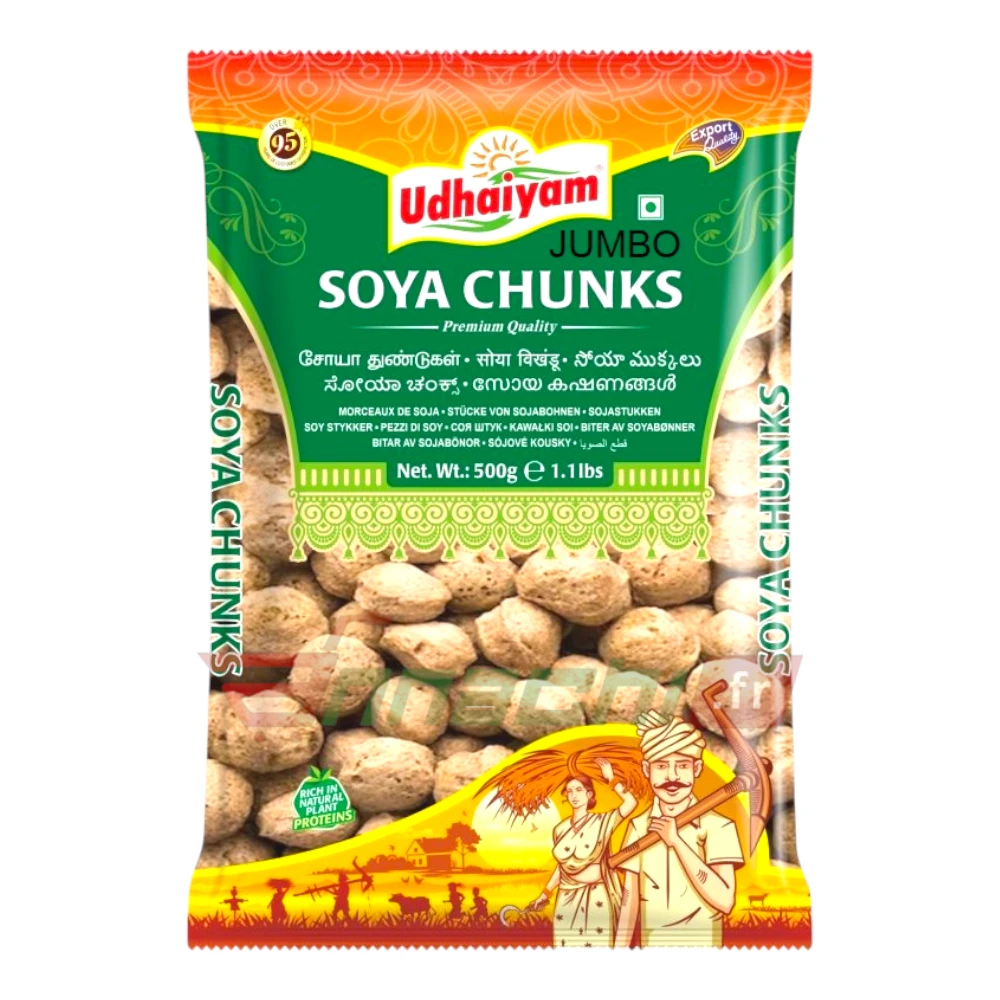 Tasty Nibbles Soya Chunks Udhaiyam 500g
