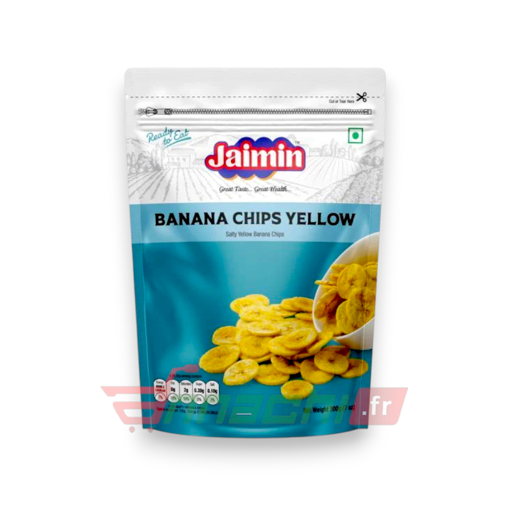 [SNCK-1021] Tasty Nibbles Jaimin Yellow Banana Chips 175g