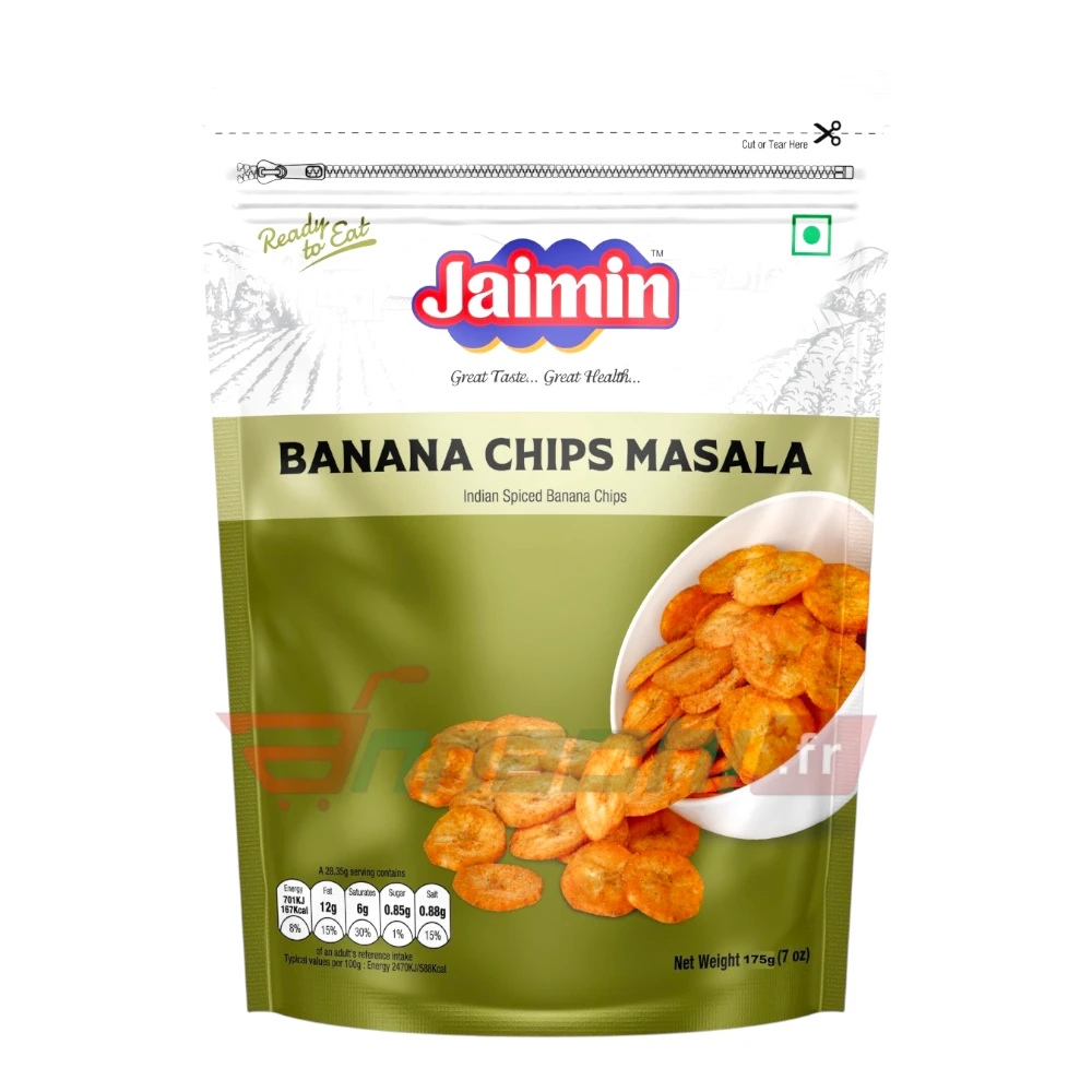 [SNCK-1053] Jaimin Banana Chips Masala 175g