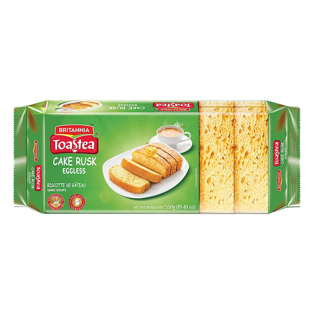 [SNCK-3091] Britannia Eggless Cake Rusk 550g