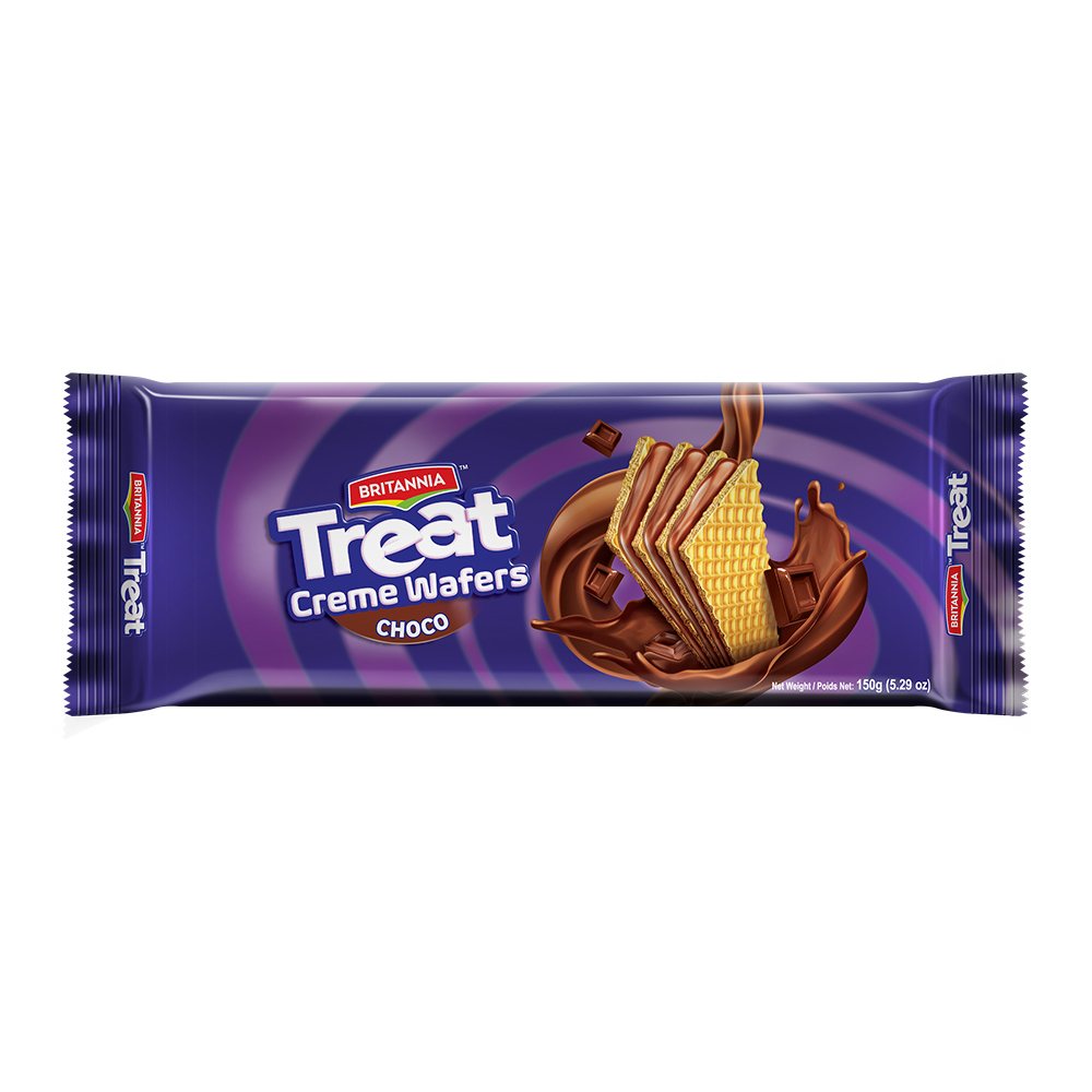 Britannia Treat Wafers Chocolate 150g