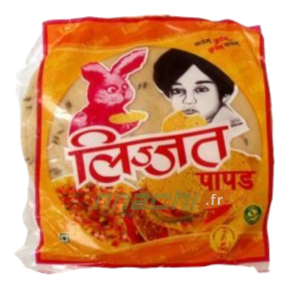 [SNCK-3107] Lijjat Plain Urid Papadum 200g