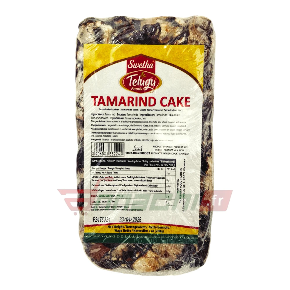 [SPIC-1006] Tasty Nibbles Telugu Foods Tamarind Seedless 200g