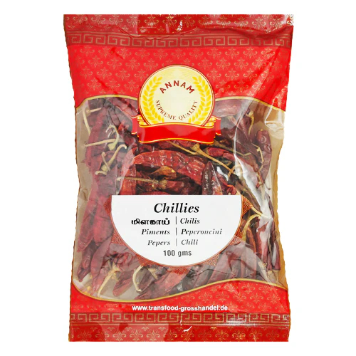 [SPIC-1018] Annam Red Dry Chilies 100g