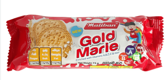 Maliban Gold Marie Biscuit 75g