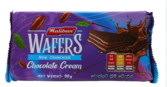 Maliban Chocolate Cream Wafers 90g
