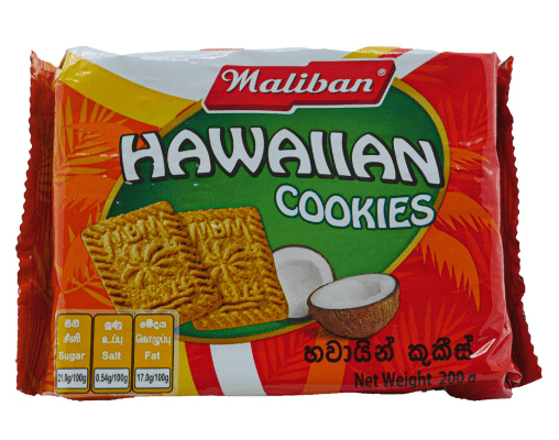 Maliban Hawaiian Cookies 200g