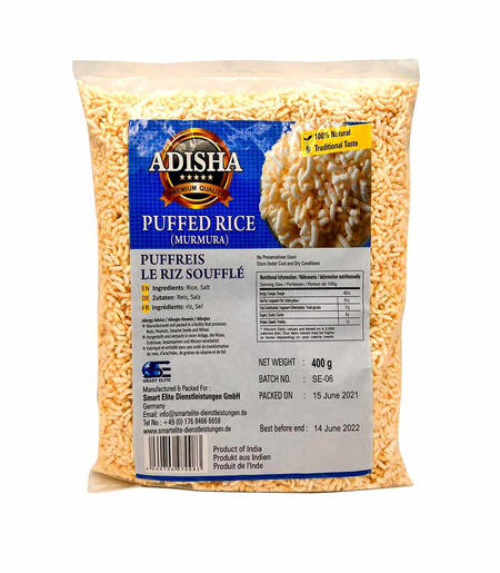 [SNCK-3135] Adisha Puffed Rice (Murmura) 400g