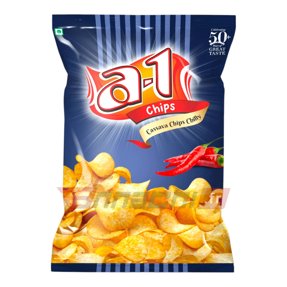 [SPIC-2010] A1 Chips Tapioca Chilli 160g
