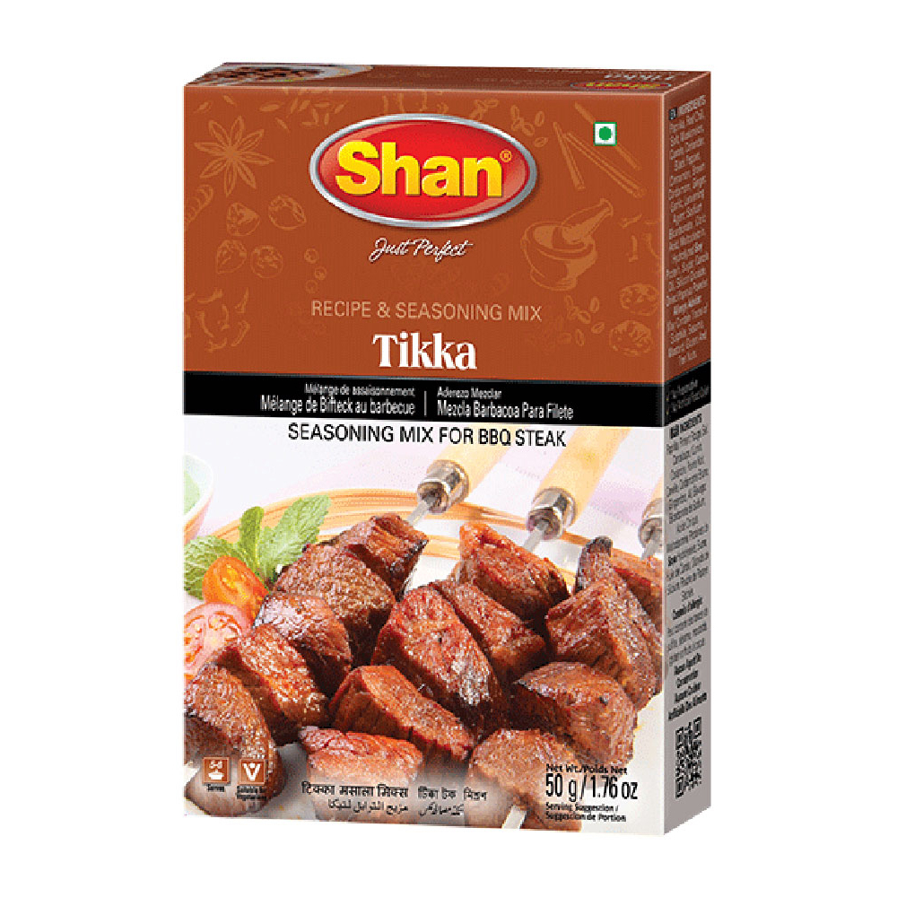 Shan Tikka Seasoning Mix For BBQ Steak 50g