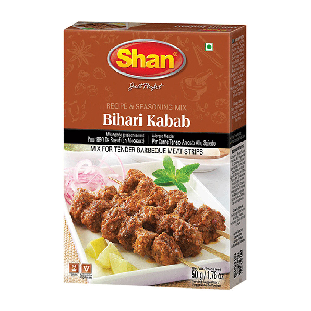 Shan Recipe & Seasoning Mix, Bihari Kabab 50g
