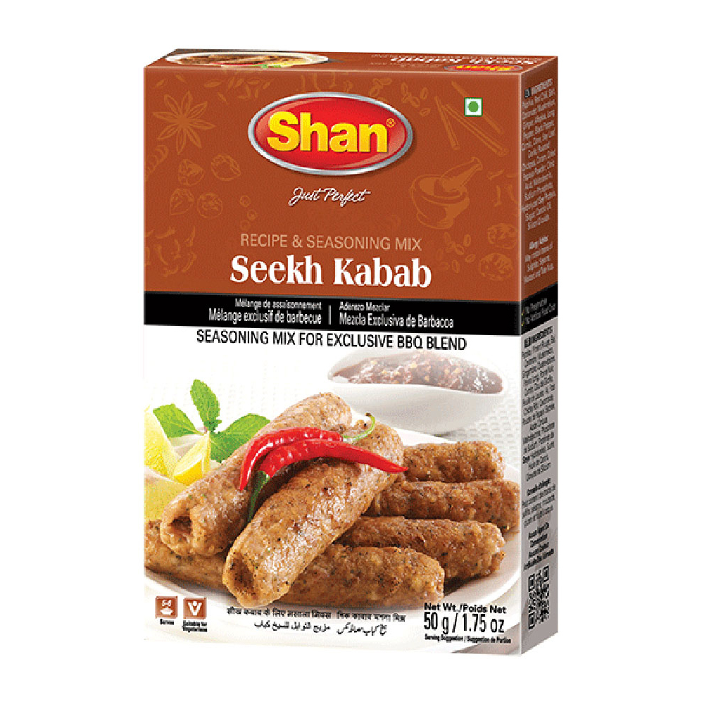 [SPIC-3165] Shan Recipe & Seasoning Mix, Seekh Kabab 50g