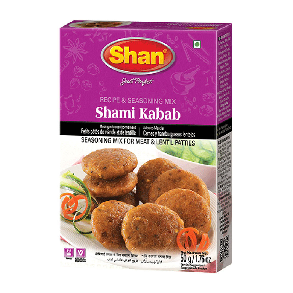 Shan Shami Kabab Recipe & Masala Mix 50g
