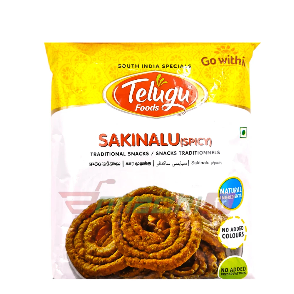 Telugu Foods Spicy Sakinalu 130g