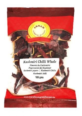 [SPIC-1014] Annam Kashmiri Chillies 100g