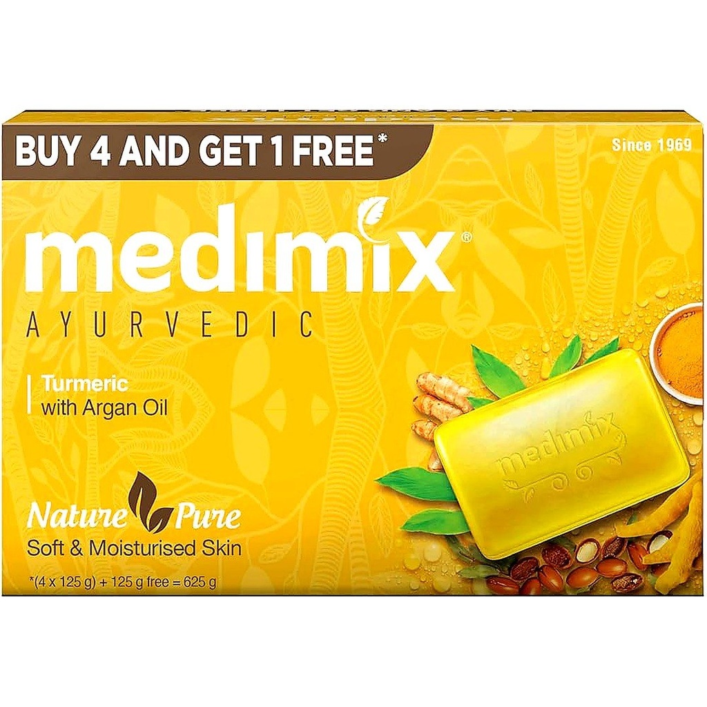 [SPIC-1022] Medimix Ayurvedic Soap Turmeric & Argan Oil 125g