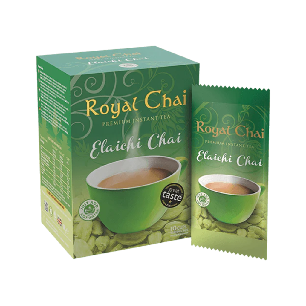 [SPIC-1053] Royal Chai Premium Instant Tea Elaichi Unsweetened 180g
