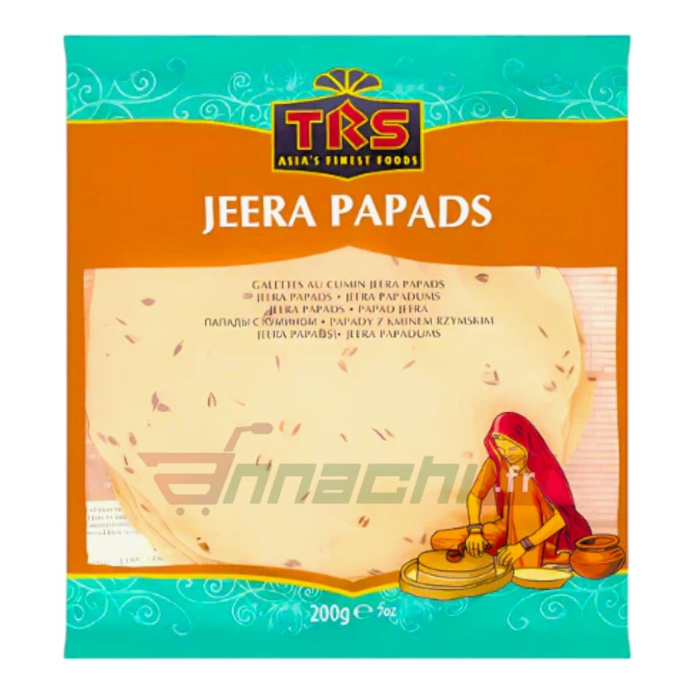 [SPIC-1067] Tasty Nibbles Jeera Cumin Papadam TRS 200g