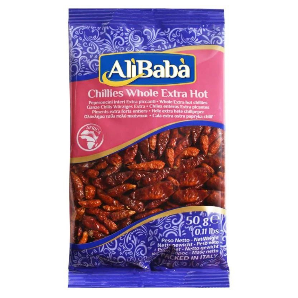 [SPIC-2020] Whole Chilli Peppers Extra Hot Alibaba 50g