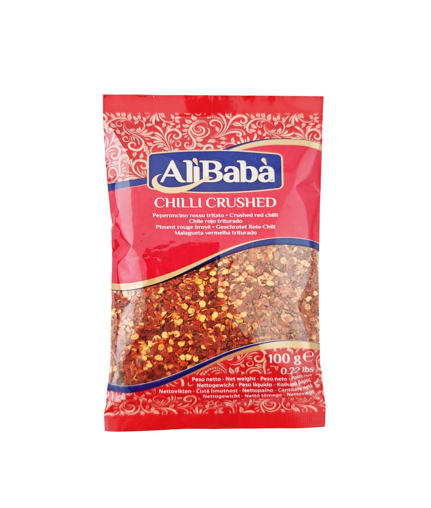 [SPIC-2026] Ali Baba Chilli Crushed Kruszone Chillies AliBaba 100g