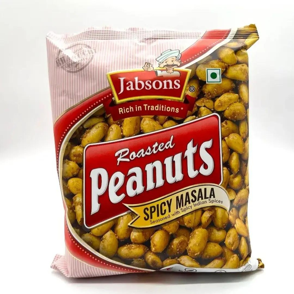 Jabsons Roasted Peanuts - Spicy Masala, Pouch 140g