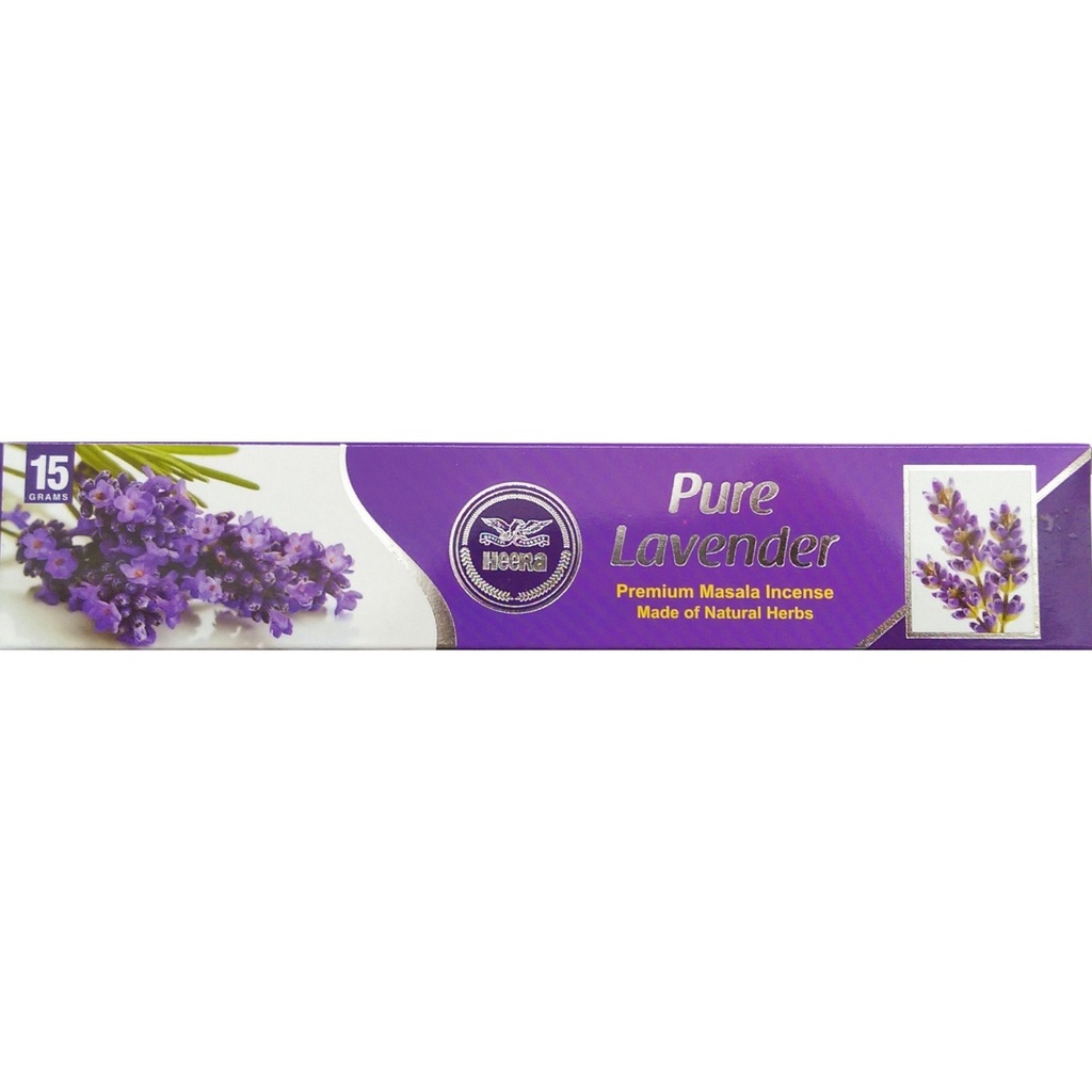 Heera Pure Lavender Agarbatti Premium Masala Incense 15g
