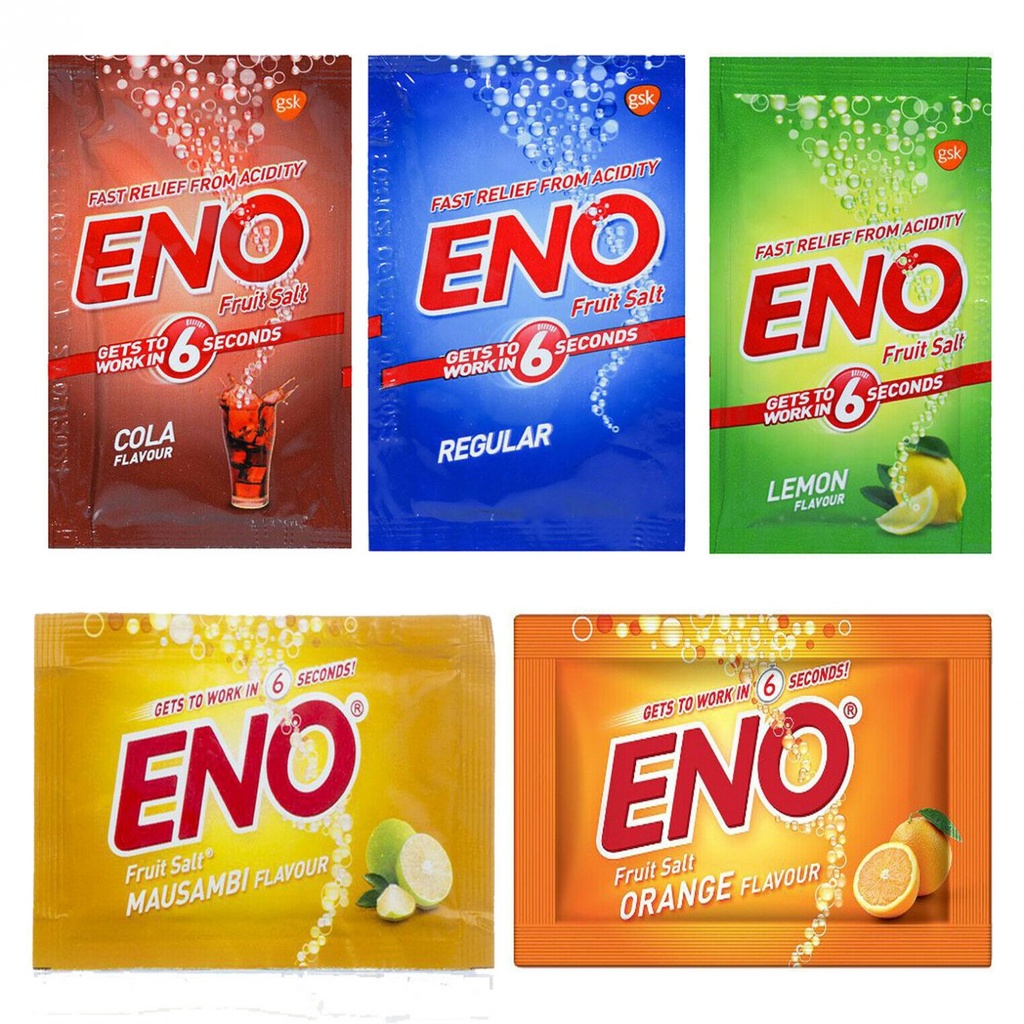 ENO Fruit Salt - Orange Flavor, Pouch 5g