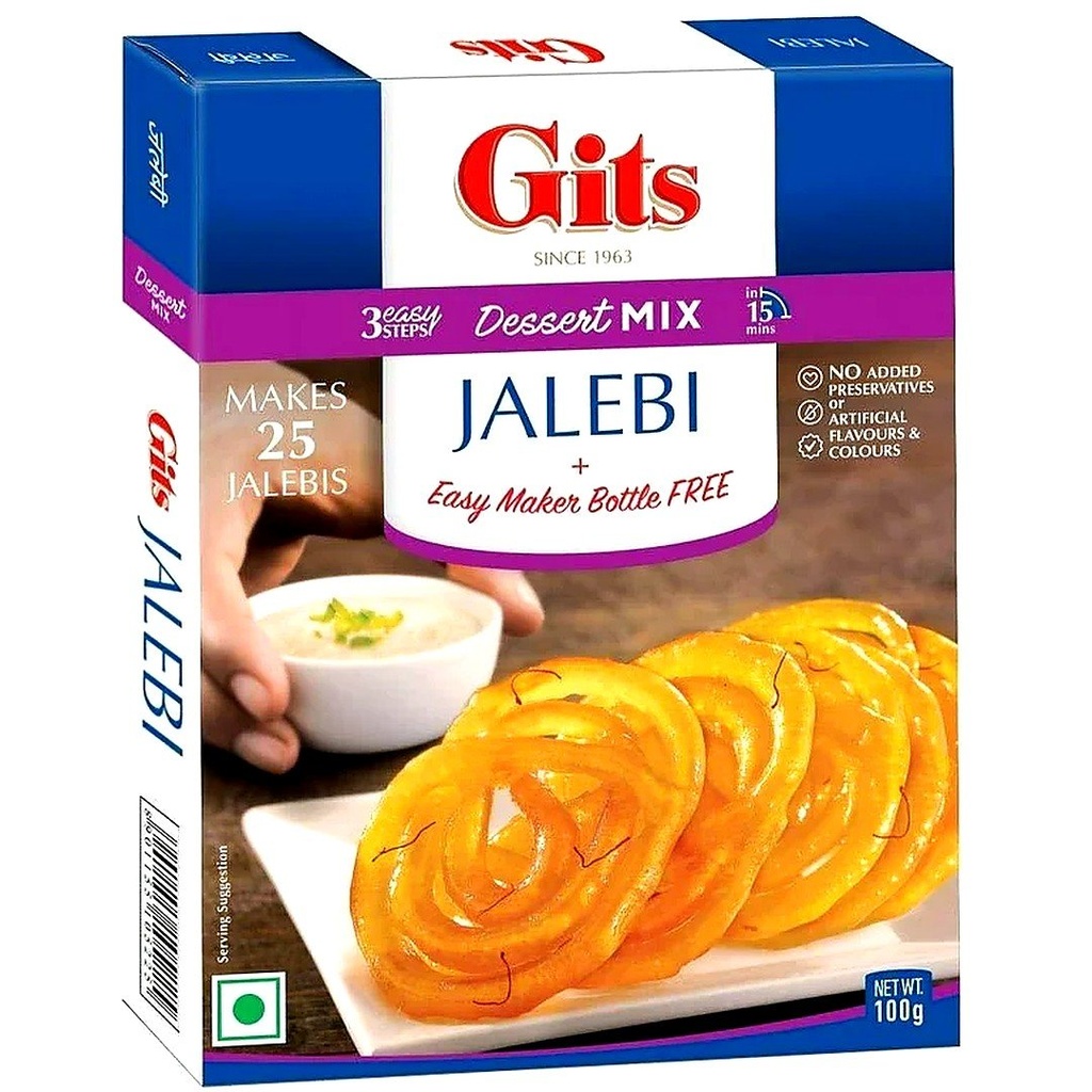 [SWTS-1028] Gits Dessert Mix Jalebi With Easy Maker Bottle 100g