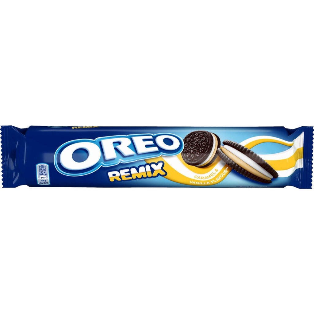 Oreo Remix Caramel & Vanilla 154g