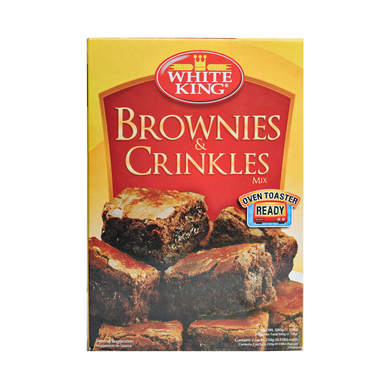 [SWTS-2049] White King Fudge Brownies And Crinkle Mix 500g