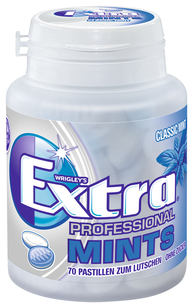 Wrigley's Extra Professional Mints Classic Mint Bonbons 758229