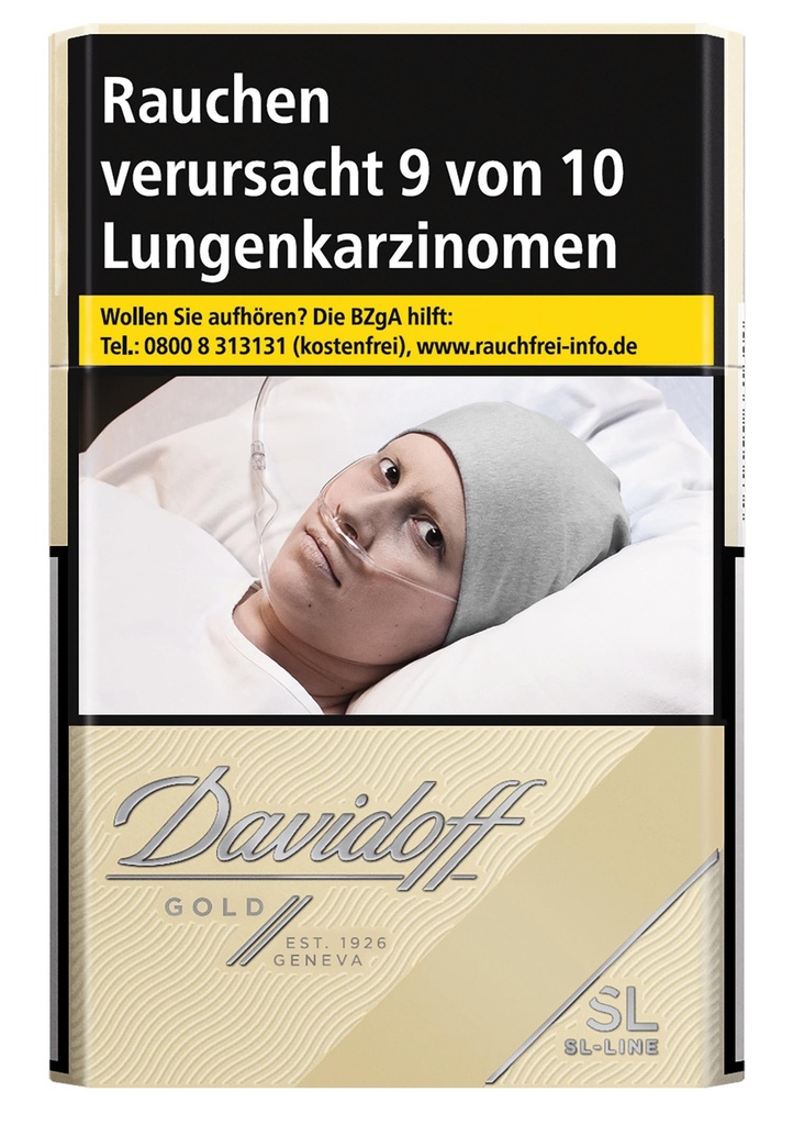 [TOBC-1006] Davidoff Gold Slim Zigaretten 1 Packung