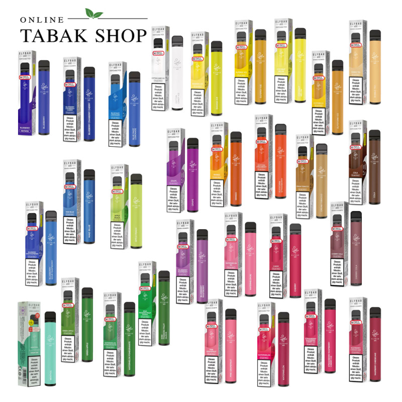 [TOBC-2002] Elf Bar 600 Einweg E-Shisha Apple Peach