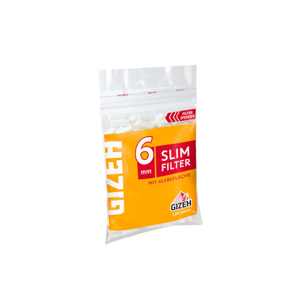 [TOBC-2009] Gizeh Slim Filter 6mm 120pcs