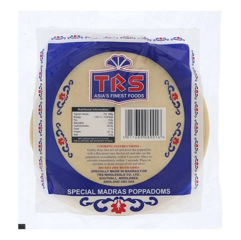 [UNKN-1080] TRS Madras Pappadums