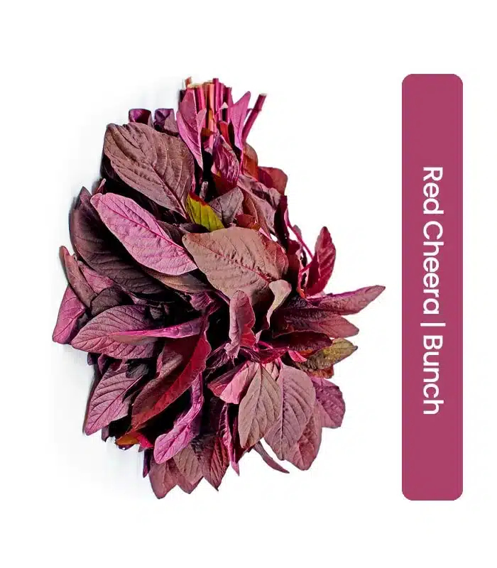 Fresh Red Amaranth (Lal Saag/Red Keerai) from Sri Lanka